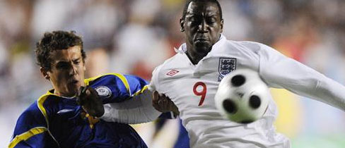 Emile Heskey in action